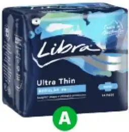 Woolworths Libra Extra or Ultra Thin Pads offer