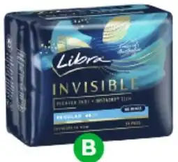 Woolworths Libra Invisible Pads offer