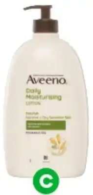 Woolworths Aveeno Daily Moisturising Body Lotion Fragrance Free Sensitive Skin offer