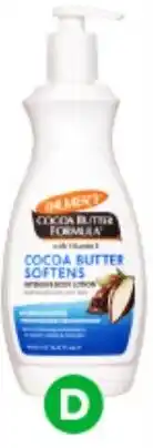 Woolworths Palmer's Cocoa Butter Formula Intensive Body Lotion offer