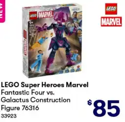 Woolworths LEGO Super Heroes Marvel Fantastic Four vs. Galactus Construction Figure offer