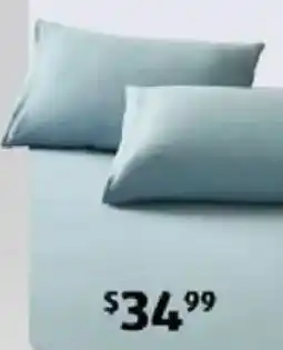 ALDI Cotton Jersey Fitted Sheet Set - Queen Size offer
