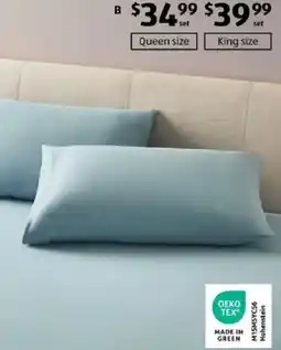 ALDI Cotton Jersey Fitted Sheet Set - Queen Size offer