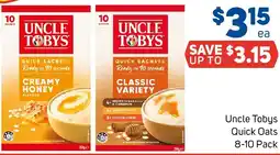 Foodland Uncle Tobys Quick Oats offer