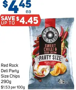 Foodland Red Rock Deli Party Size Chips offer
