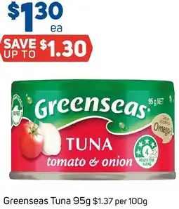 Foodland Greenseas Tuna offer