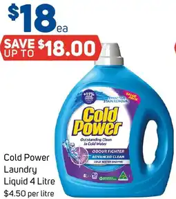 Foodland Cold Power Laundry Liquid offer