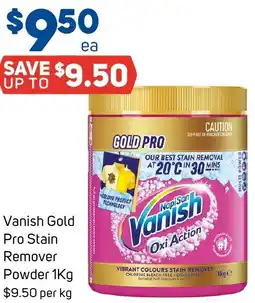Foodland Vanish Gold Pro Stain Remover Powder offer