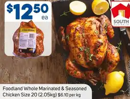 Foodland Foodland Whole Marinated & Seasoned Chicken offer