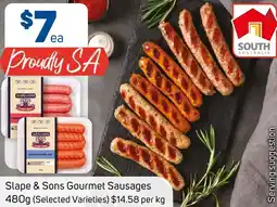Foodland Slape & Sons Gourmet Sausages offer