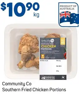 Foodland Community Co Southern Fried Chicken Portions offer