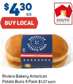 Foodland Riviera Bakery American Potato Buns offer
