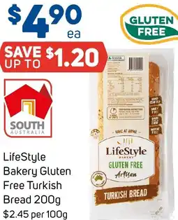 Foodland LifeStyle Bakery Gluten Free Turkish Bread offer