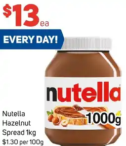 Foodland Nutella Hazelnut Spread offer