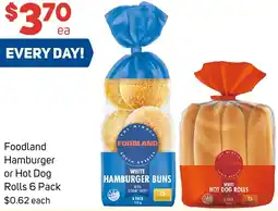 Foodland Foodland Hamburger or Hot Dog Rolls offer