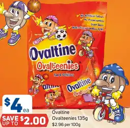 Foodland Ovaltine Ovalteenies offer
