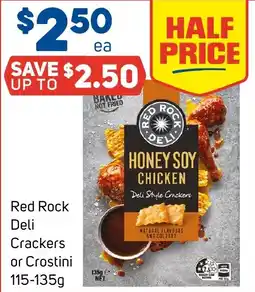 Foodland Red Rock Deli Crackers or Crostini offer