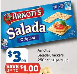 Foodland Arnott's Salada Crackers offer