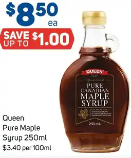 Foodland Queen Pure Maple Syrup offer