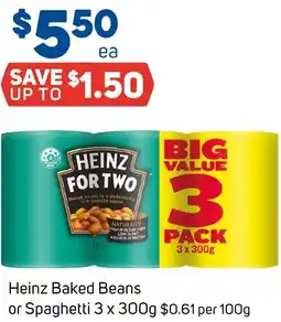 Foodland Heinz Baked Beans or Spaghetti offer