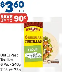 Foodland Old El Paso Tortillas offer