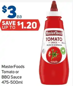 Foodland MasterFoods Tomato or BBQ Sauce offer