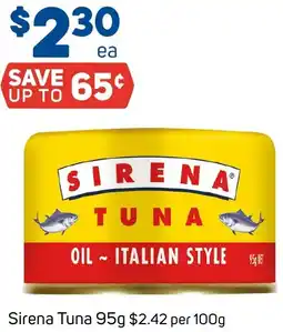Foodland Sirena Tuna offer