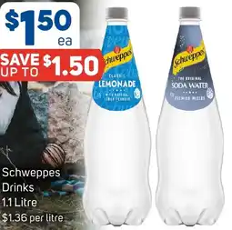 Foodland Schweppes Drinks offer