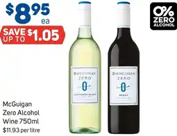 Foodland McGuigan Zero Alcohol Wine offer
