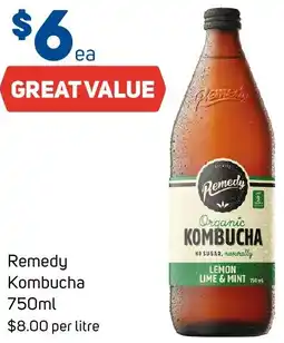 Foodland Remedy Kombucha offer
