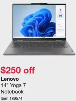 Costco Lenovo 14" Yoga 7 Notebook offer