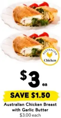 Drakes Australian Chicken Breast with Garlic Butter offer