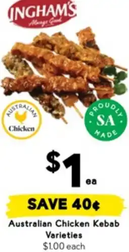 Drakes Australian Chicken Kebab offer