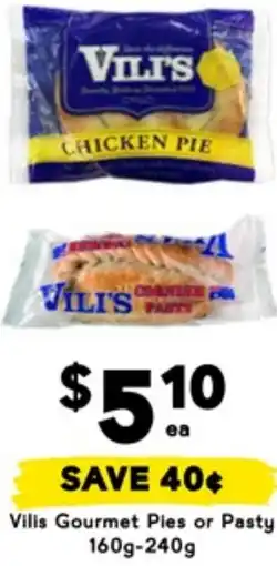 Drakes Vilis Gourmet Ples or Pasty offer