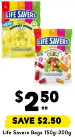 Drakes Life Savers Bags offer