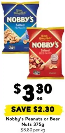 Drakes Nobby's Peanuts or Beer Nuts offer