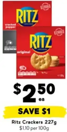 Drakes Ritz Crackers offer