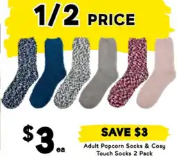 Drakes Adult Popcorn Socks & Cosy Touch Socks offer