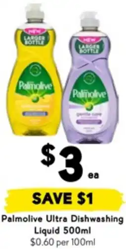 Drakes Palmolive Ultra Dishwashing Liquid offer