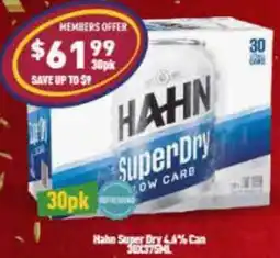 Liquor Legends Hahn Super Dry offer