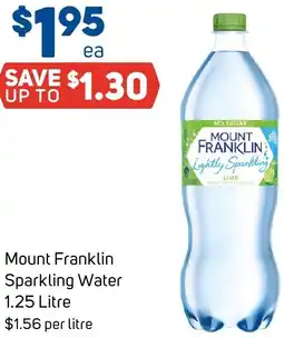 Foodland Mount Franklin Sparkling Water offer