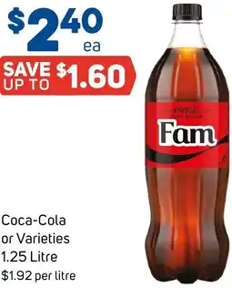 Foodland Coca-Cola or Varieties offer