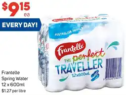 Foodland Frantelle Spring Water offer