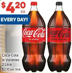 Foodland Coca-Cola or Varieties offer