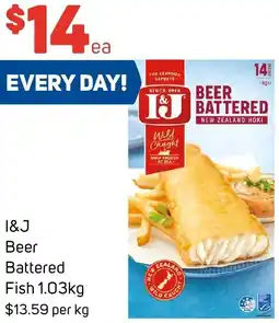 Foodland I&J Beer Battered Fish offer
