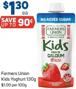 Foodland Farmers Union Kids Yoghurt offer