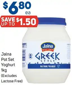 Foodland Jalna Pot Set Yoghurt offer