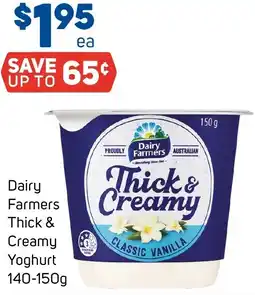 Foodland Dairy Farmers Thick & Creamy Yoghurt offer