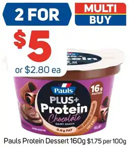 Foodland Pauls Protein Dessert offer