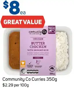Foodland Community Co Curries offer